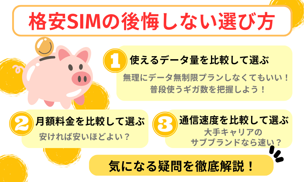 格安SIMおすすめ