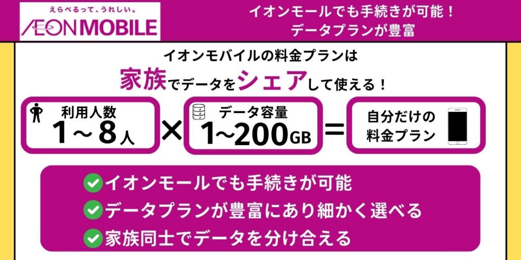 イオンモバイル 繰り越し