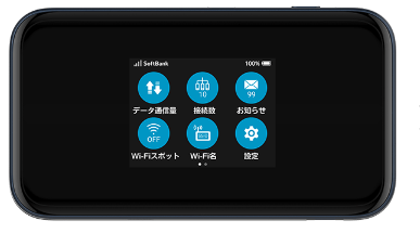 Pocket WiFi 5G A004ZT：