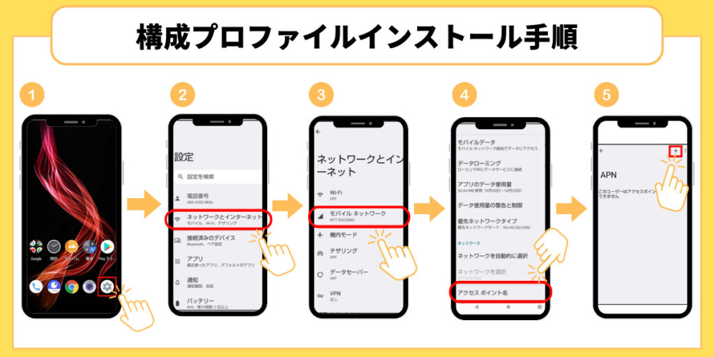 Android 構成プロファイルインストール手順