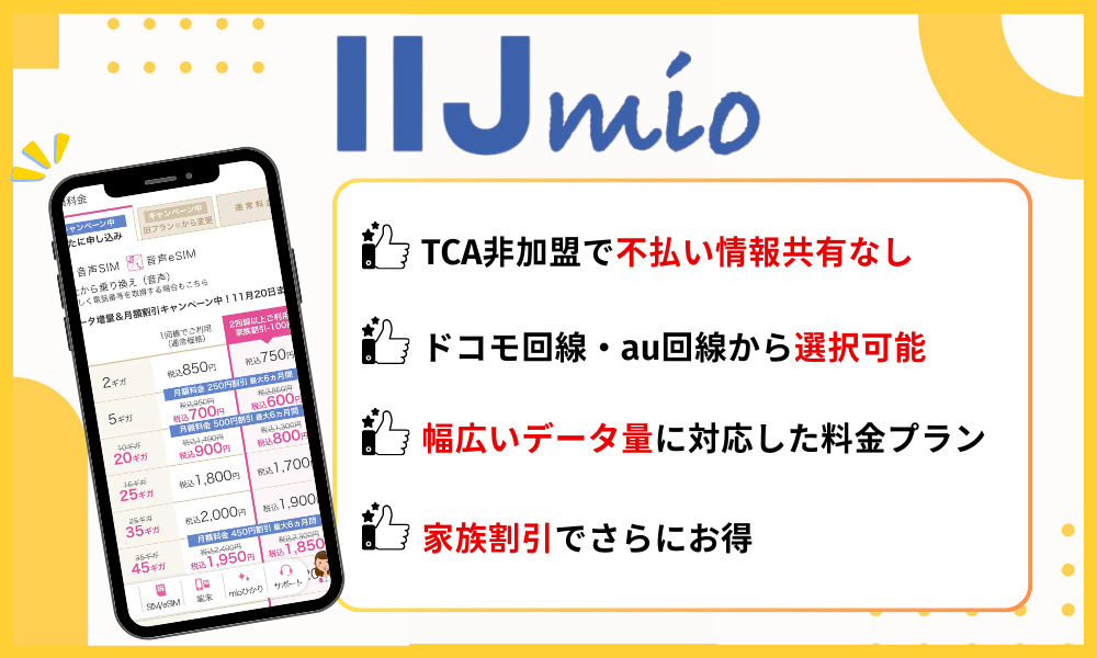IIJmioの基本情報