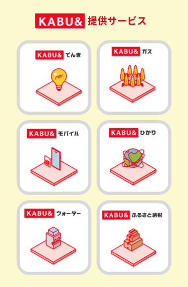 カブアンドの提供サービス