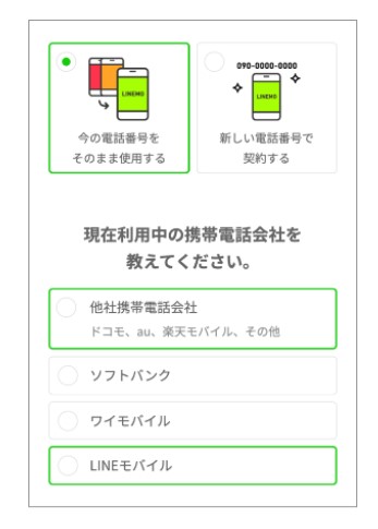 LINEMO申し込み