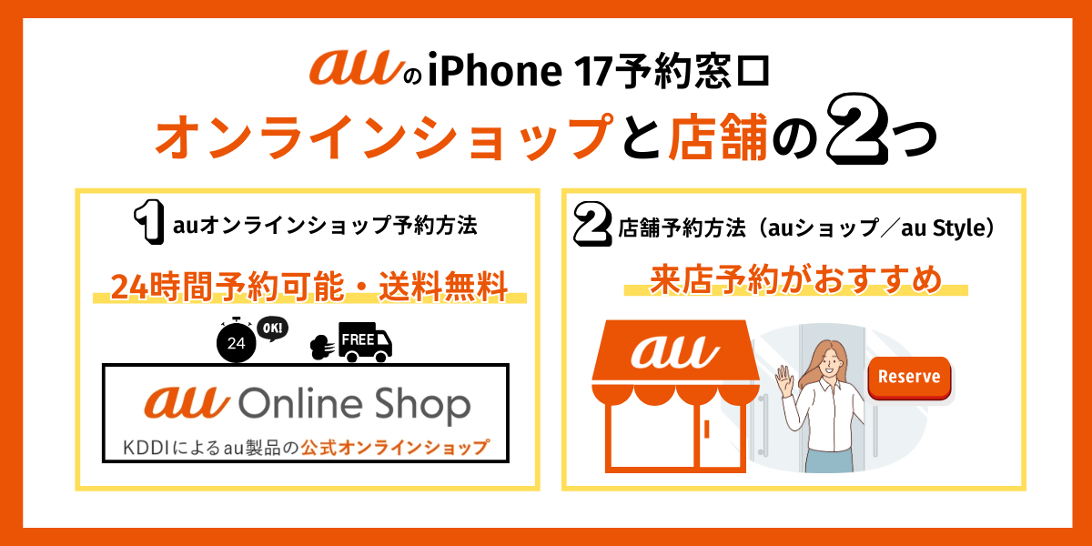 auのiPhone 17予約窓口