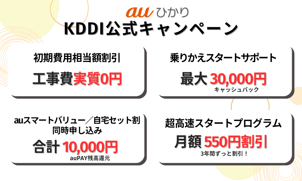 auひかり公式キャンペーン