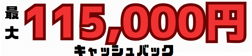 auひかりキャッシュバック金額最大115,000円