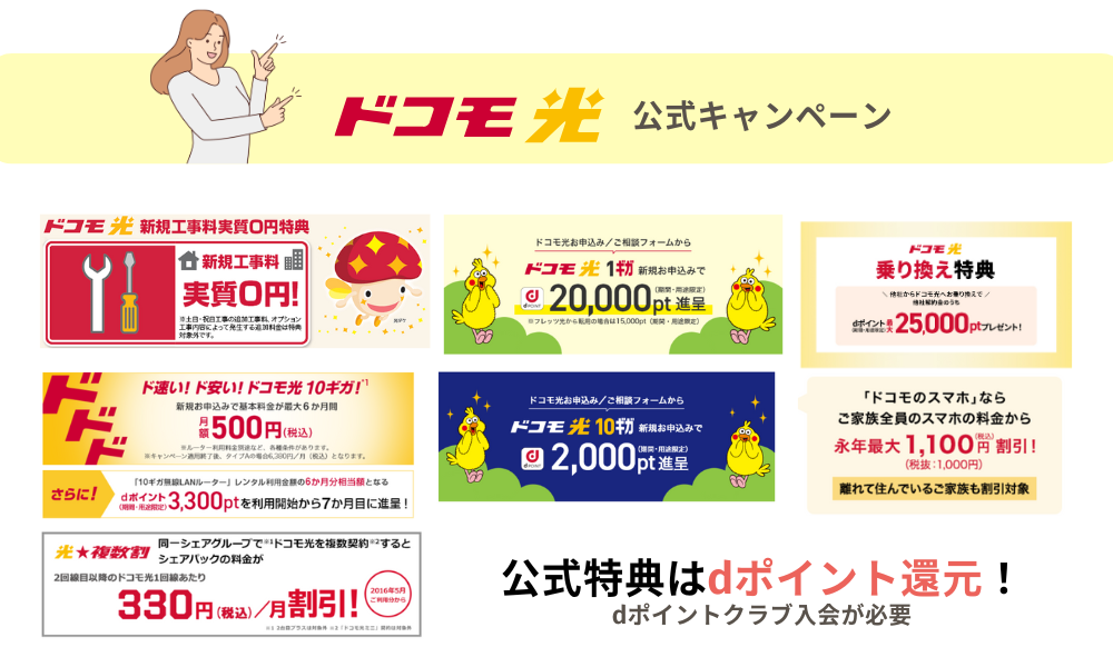ドコモ光公式キャンペーン