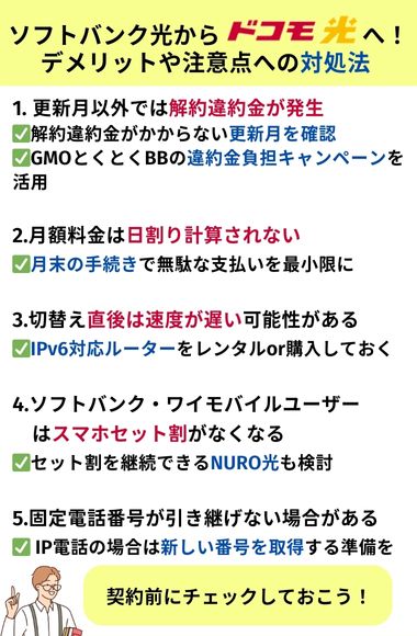 ソフトバンク光からドコモ光