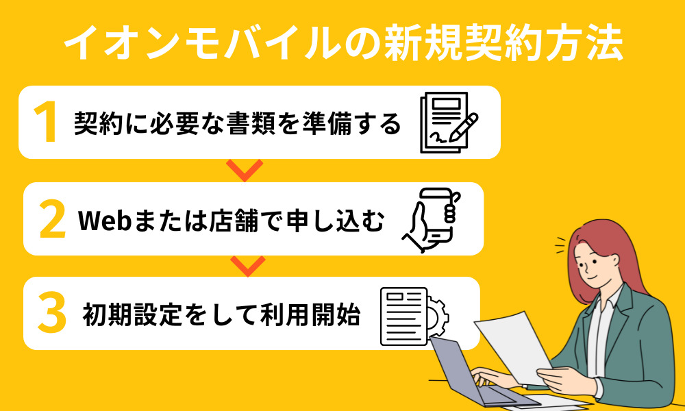 イオンモバイルの新規契約方法