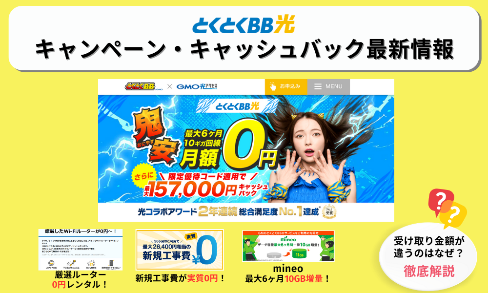 gmoとくとくbb光 キャンペーン