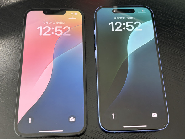 iPhone16 iPhone16e 待機比較