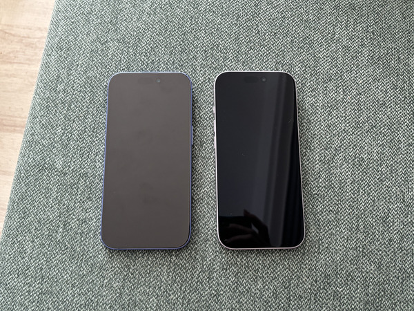 iPhone16とiPhone17表面