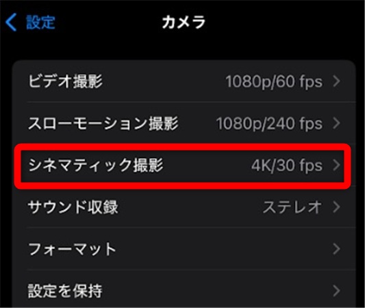 iPhone 14 Pro レビュー シネマティック撮影