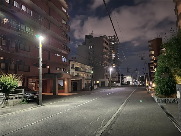 iPhone 14 Pro レビュー 夜景画像