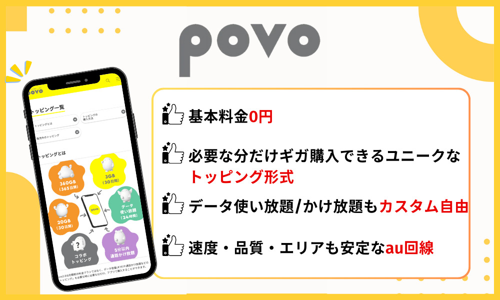 povoの基本情報
