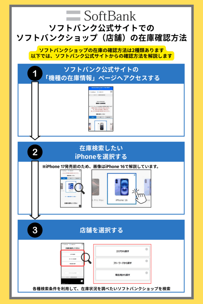 ソフトバンクのiPhone 17在庫・入荷速報｜オンライン・店舗の