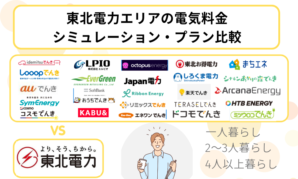 電気料金 シミュレーション 比較