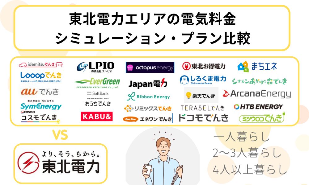 電気料金 シミュレーション 比較