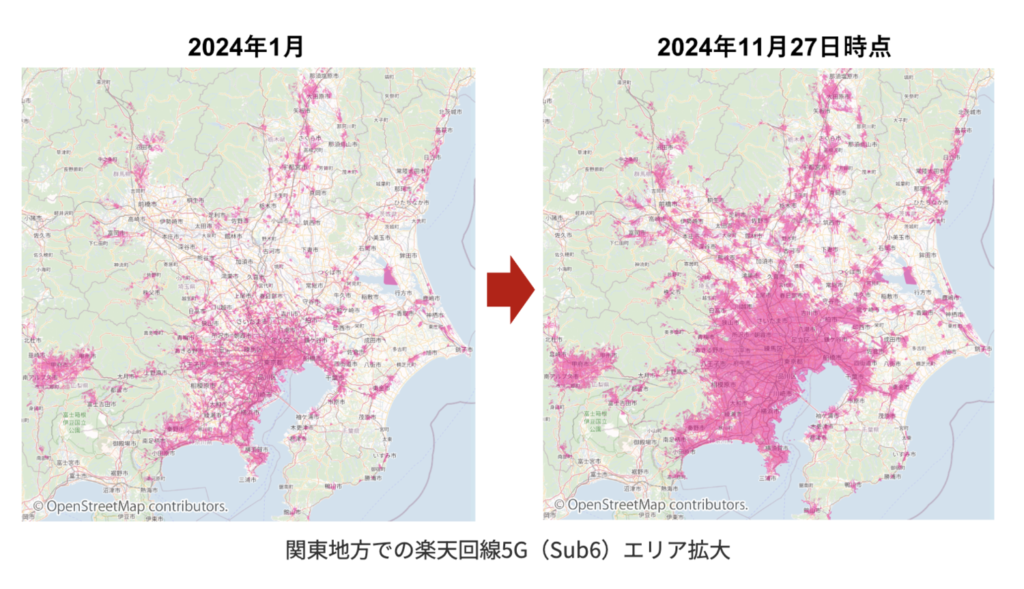 5G Sub6エリアの拡大2
