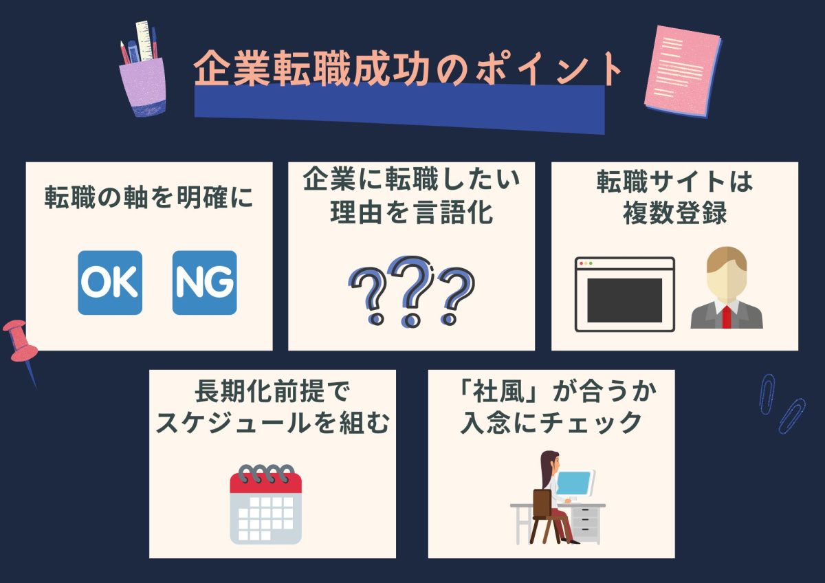 薬剤師企業転職のコツ