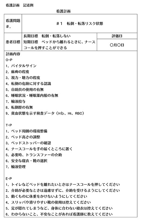 看護計画