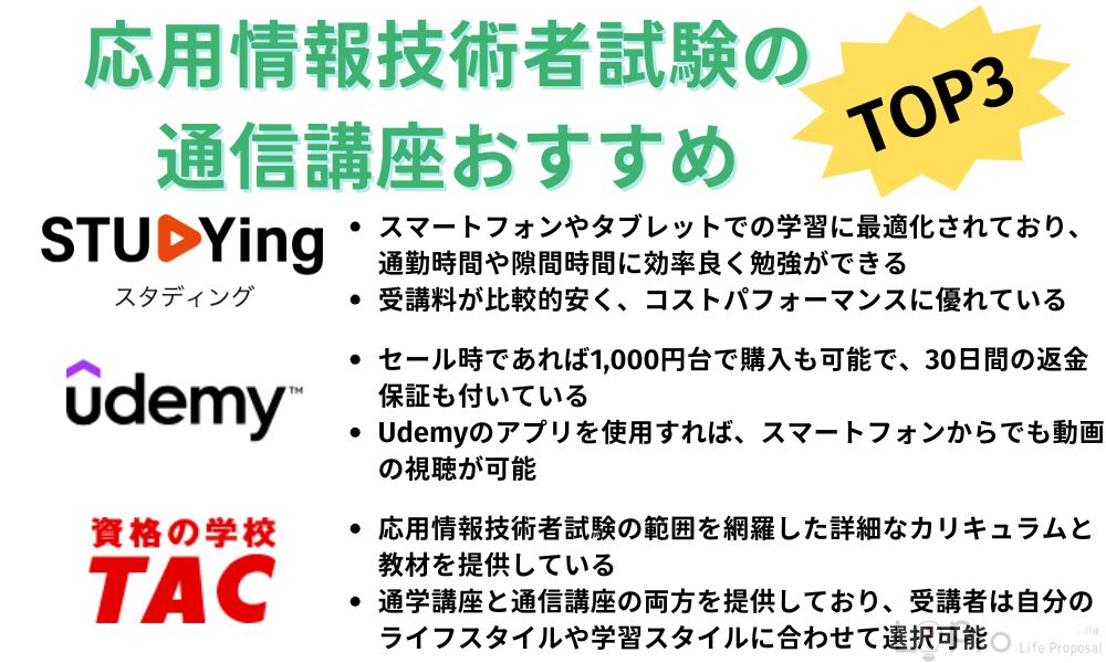 応用情報技術者試験の通信講座おすすめ8選