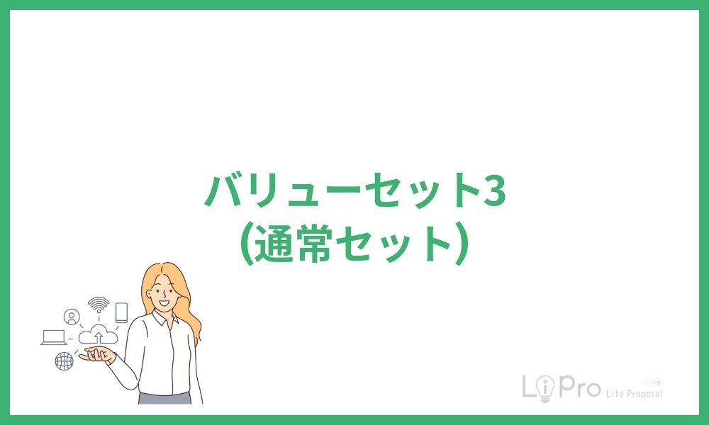 バリューセット3(通常セット)