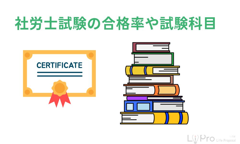社労士試験の合格率や試験科目