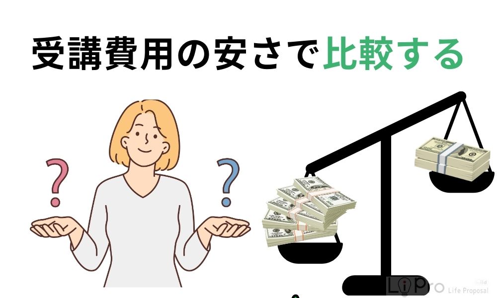 受講費用の安さで比較する