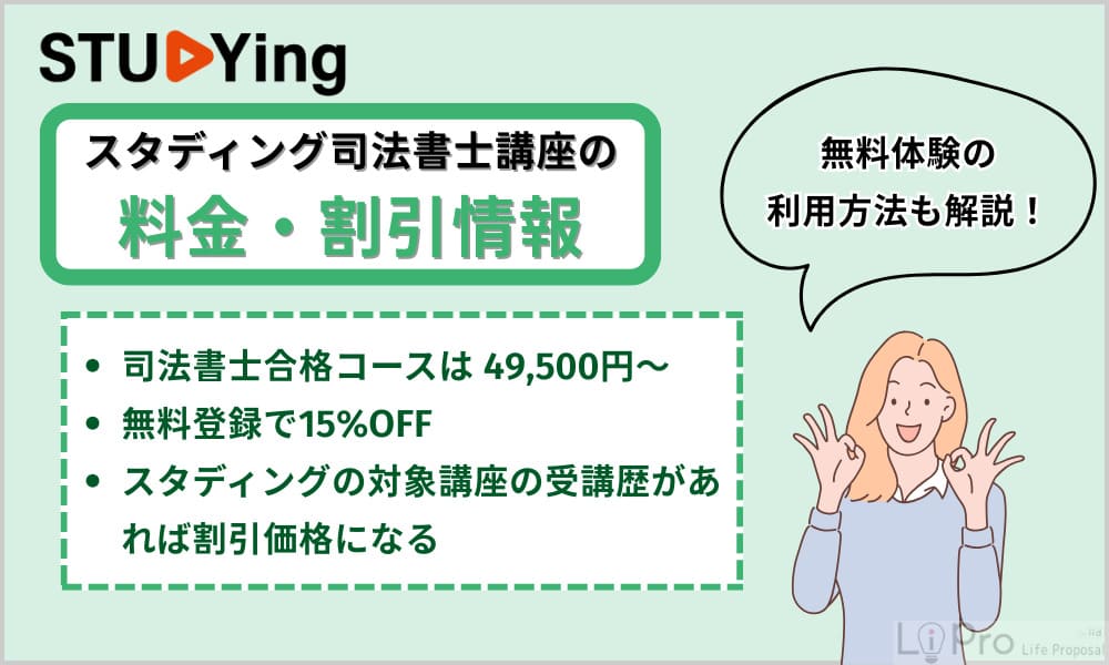 スタディング料金・割引