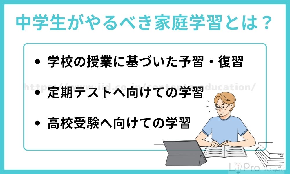 中学生がやるべき家庭学習とは?