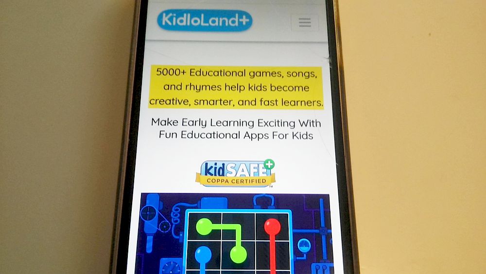 KidloLand公式サイト TOP画像
