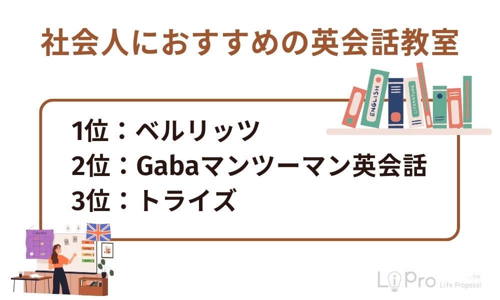 社会人におすすめの英会話教室