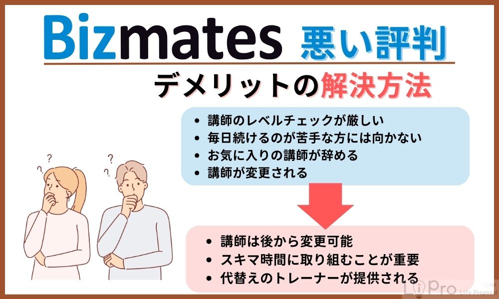 ビズメイツの悪い評判・デメリット