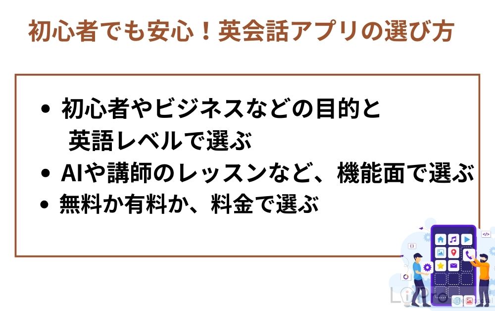 初心者でも安心!英会話アプリの選び方