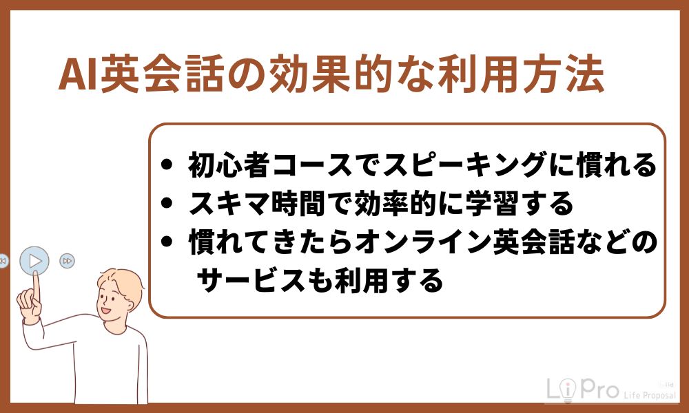 AI英会話の効果的な利用方法