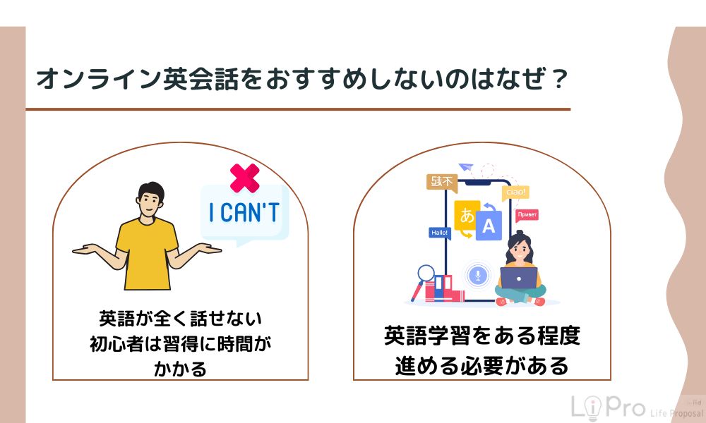オンライン英会話をおすすめしないのはなぜ?