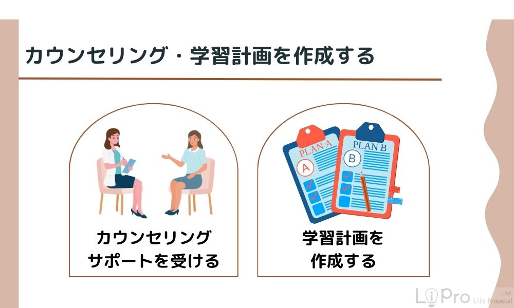 4. カウンセリング・学習計画を作成する