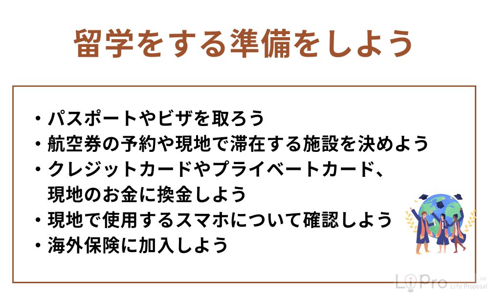留学をする準備をしよう