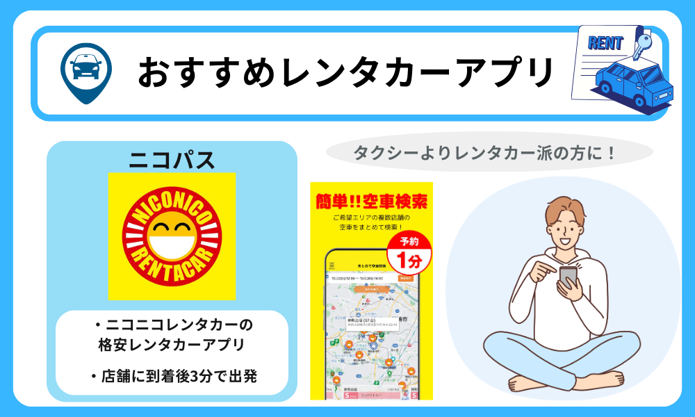 おすすめレンタカーアプリ