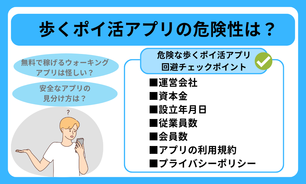 歩くポイ活アプリの危険性