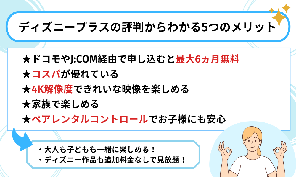 ディズニープラスメリット