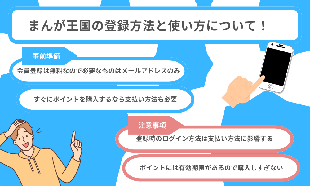 まんが王国登録方法