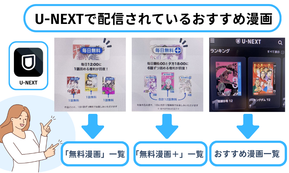 U-NEXTで配信されているおすすめ漫画