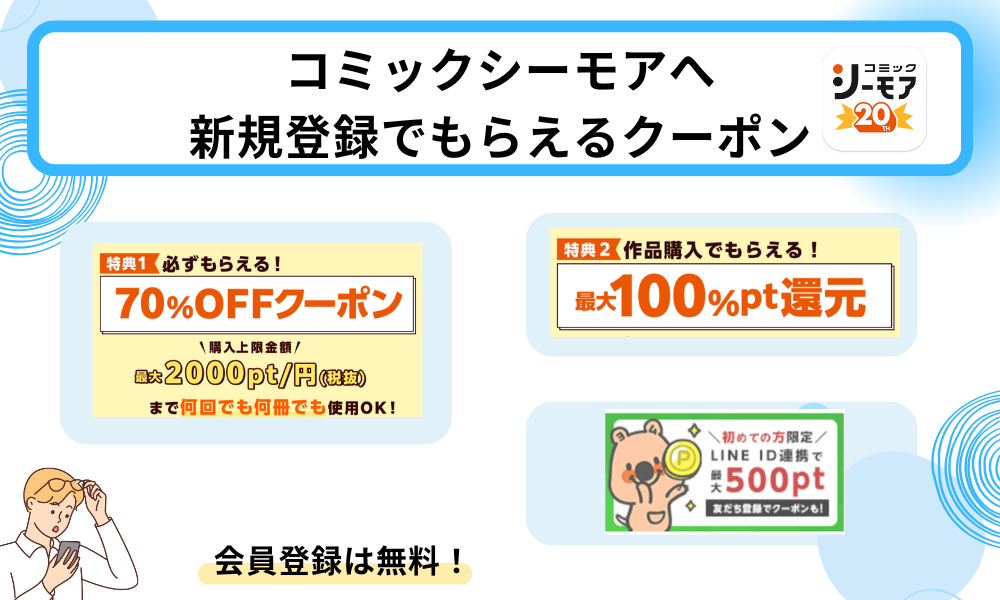 コミックシーモア新規登録特典