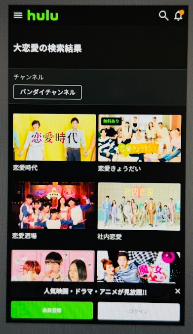 大恋愛　配信　Hulu