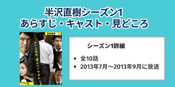 半沢直樹 シーズン1