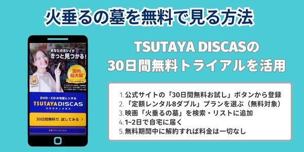 映画「火垂るの墓」を無料で見る方法