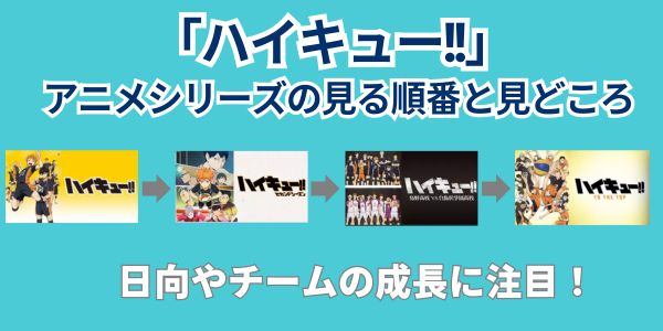 ハイキュー アニメ 見る順番