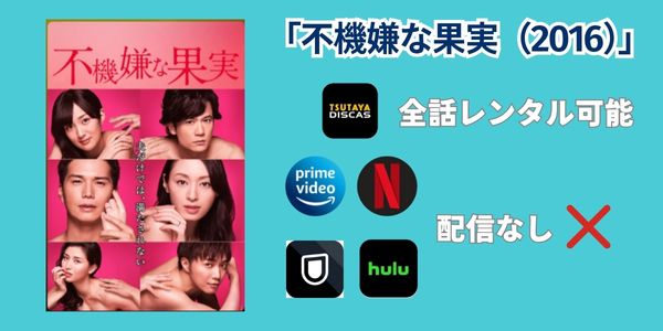不機嫌な果実　配信